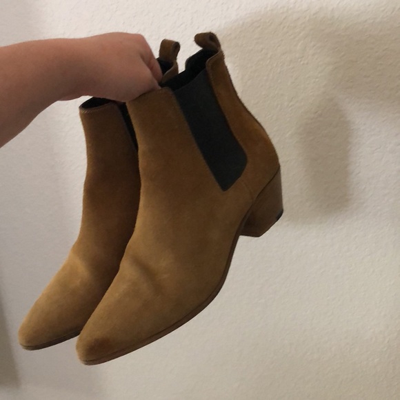SAINT LAURENT Rare suede ankle Chelsea Boots 38 - Picture 9 of 9